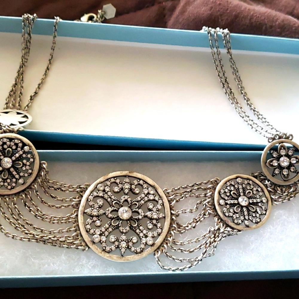 Touchstone crystal necklace